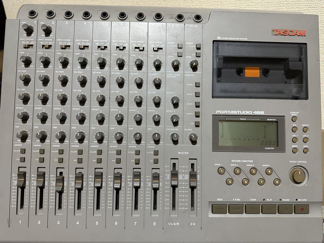 TASCAM 488 やるせな 整備動作品 MTR マルチトラックレコーダー