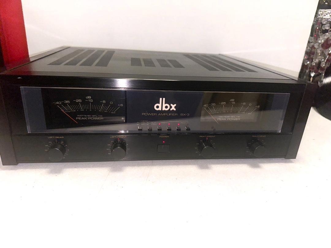 80年代 名機 dbx BX-3 4チャンネル ステレオ パワーアンプ