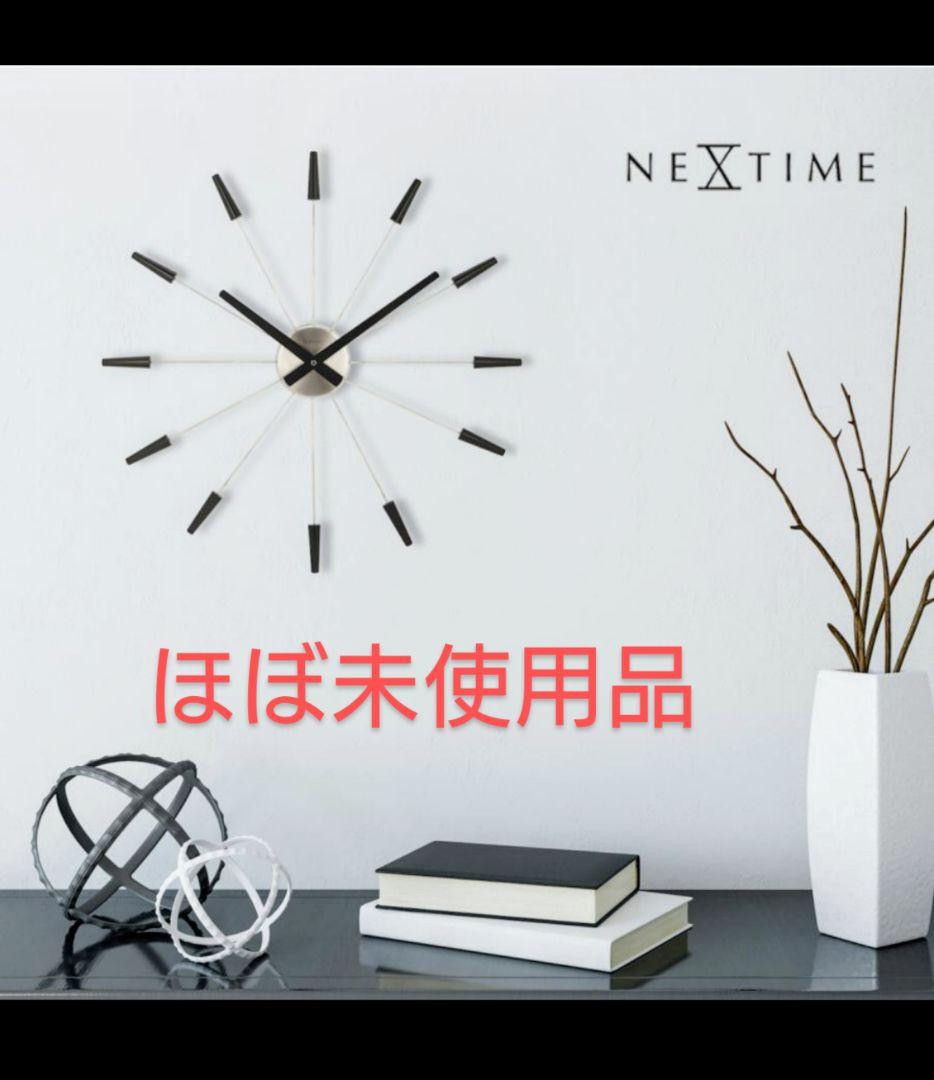 ほぼ未使用 NEXTIME ひどい 壁掛け時計 2610ZW ウォールクロック