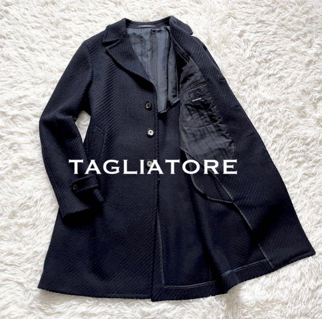 美品】 TAGLIATORE タリアトーレ ヘリンボーン チェスターコート