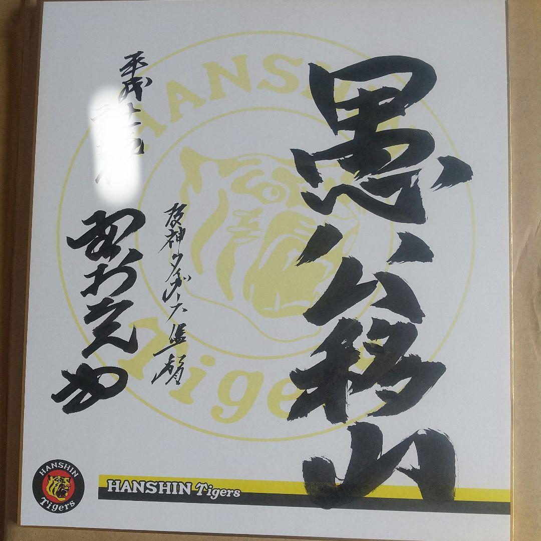 野村克也 臭い 直筆サイン色紙 非売阪神タイガース球団公認公式