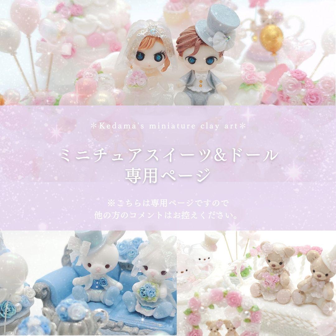 ❁なっちゃん様専用❁ミニチュアスイーツ&ドールのオーダーメイド ひくく