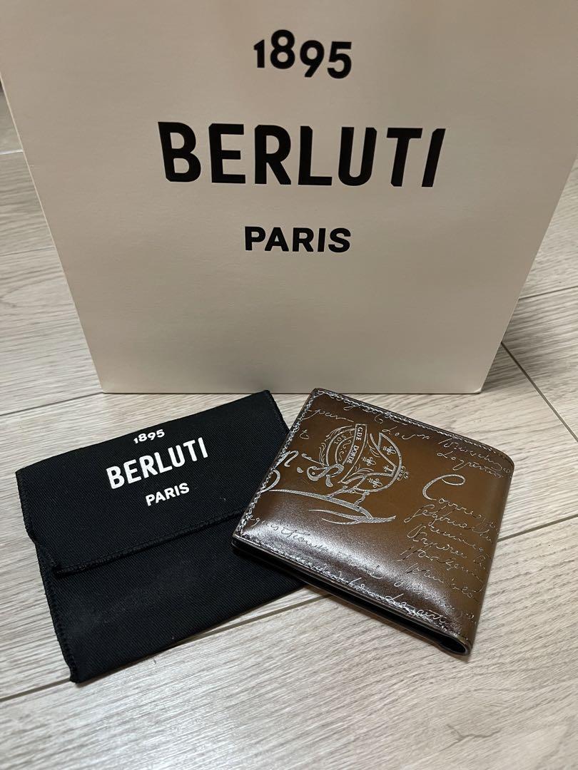 BERLUTI 財布 マコレ スクリットレザー ウォレット 無い