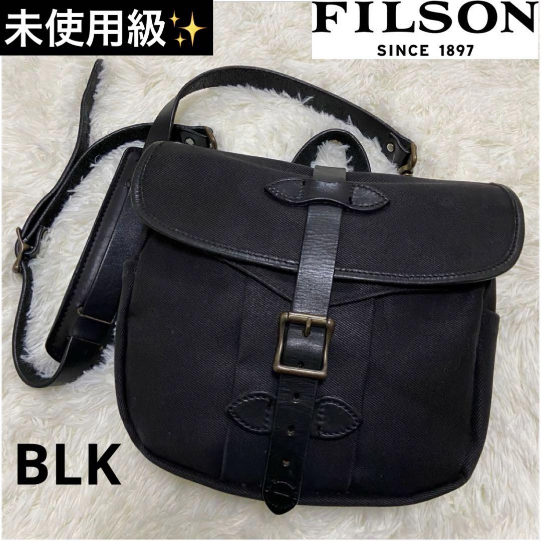 FILSON たまらなく フィルソン ショルダーバッグ スモールフィールドバッグ ブラック