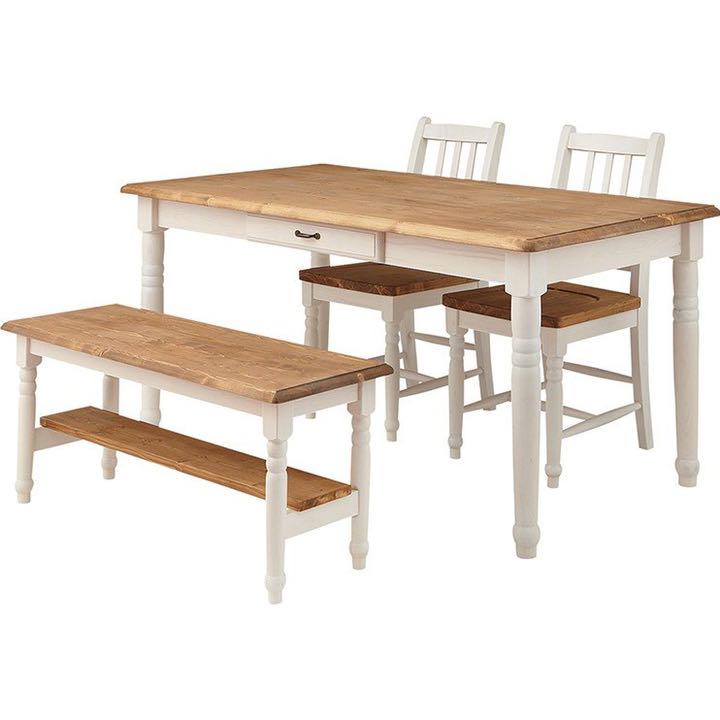 送料無料】French County Dining Set / ４点セット