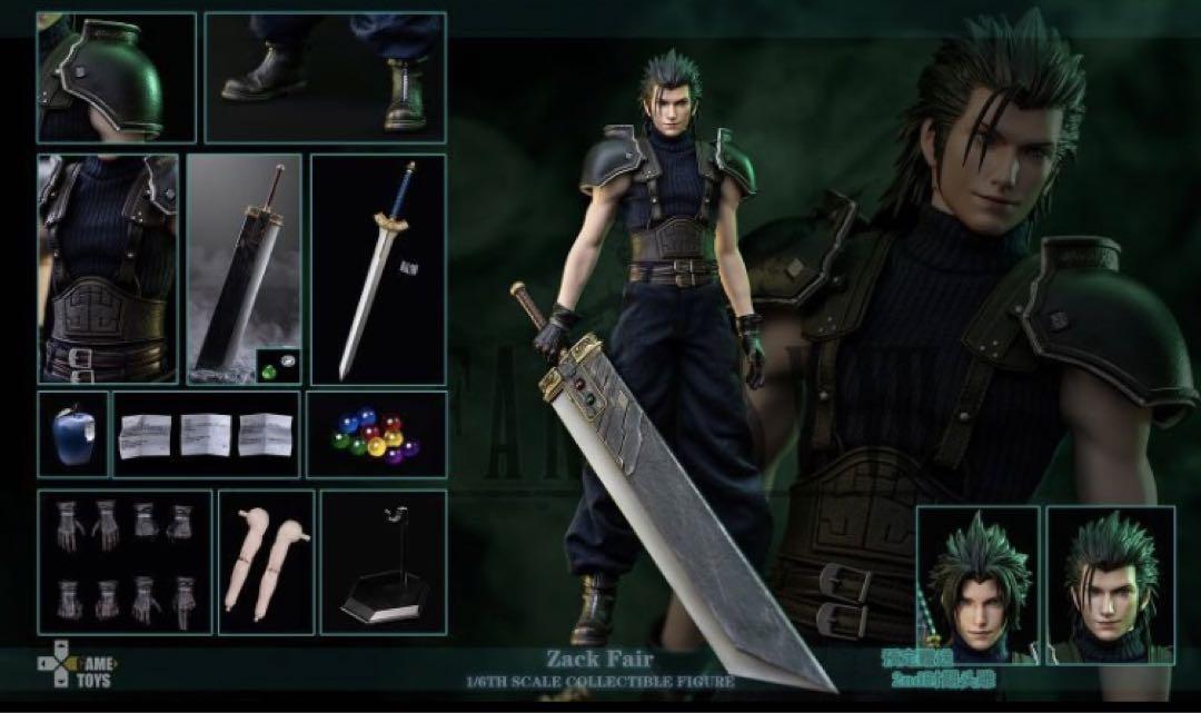 gametoys ザックス フィギュア ff7 1/6