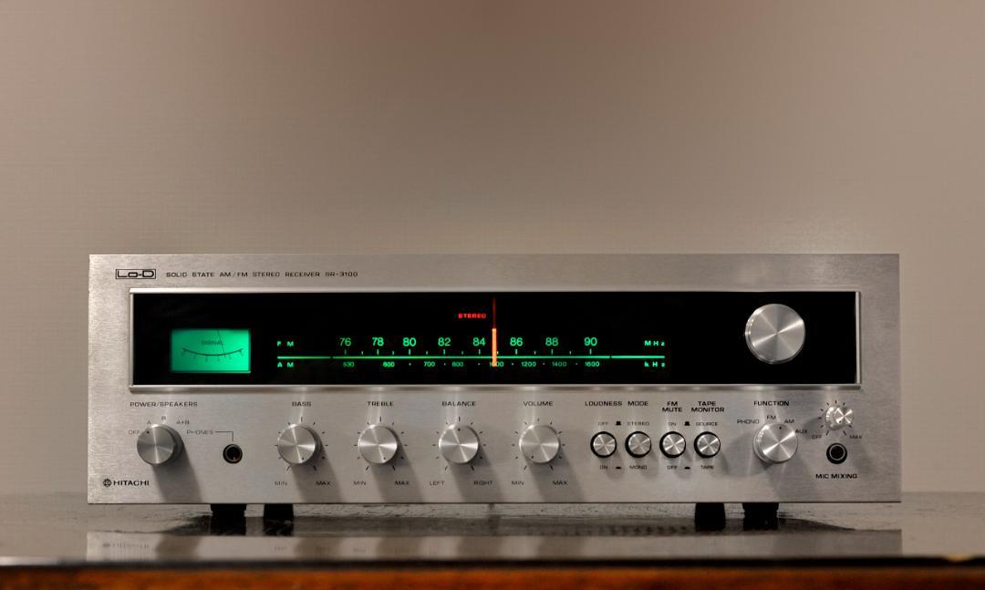 ☆HITACHI Lo-D STEREO クソ RECEIVER SR-3100