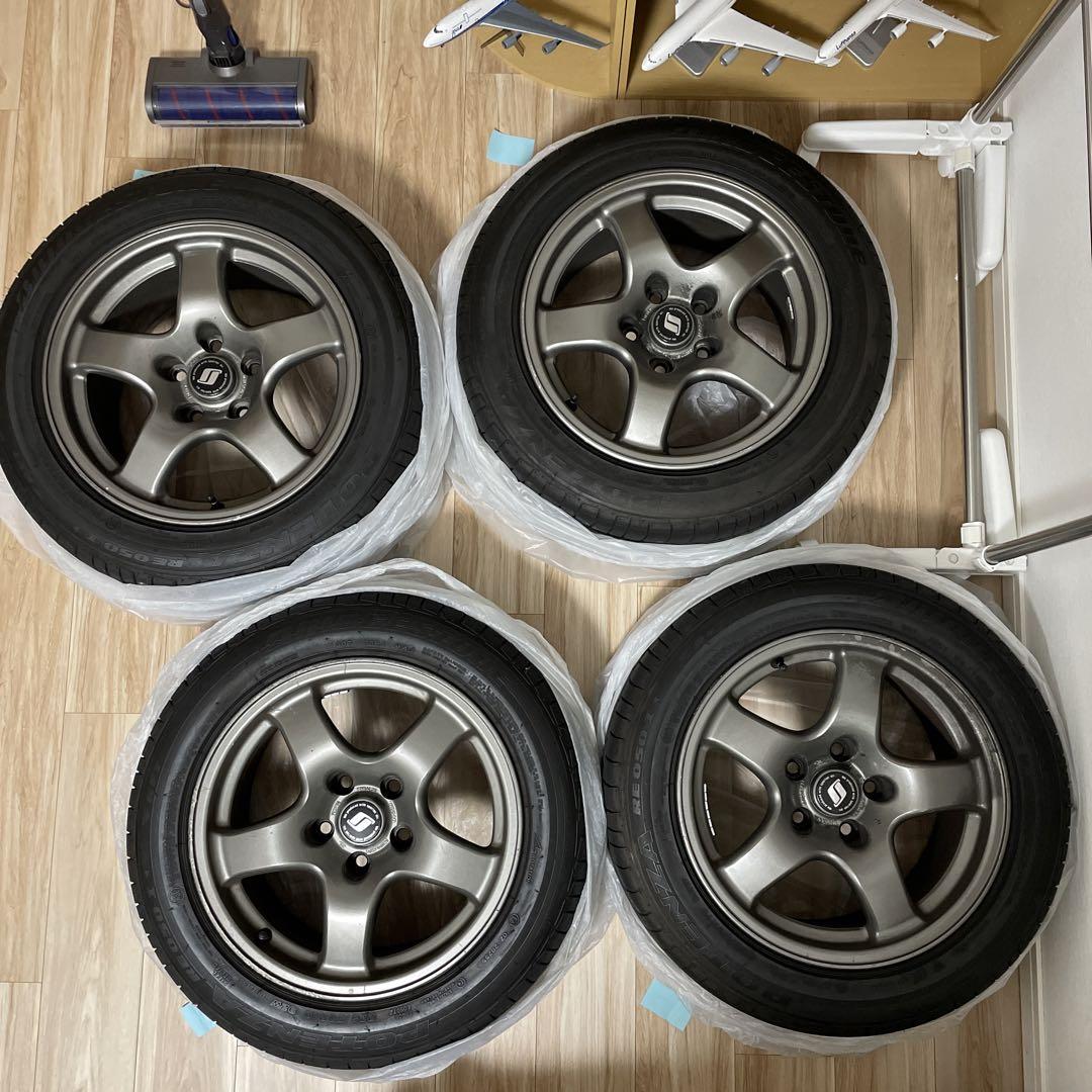 NISSAN R32 GTR純正ホイール4本セット タイヤ付き