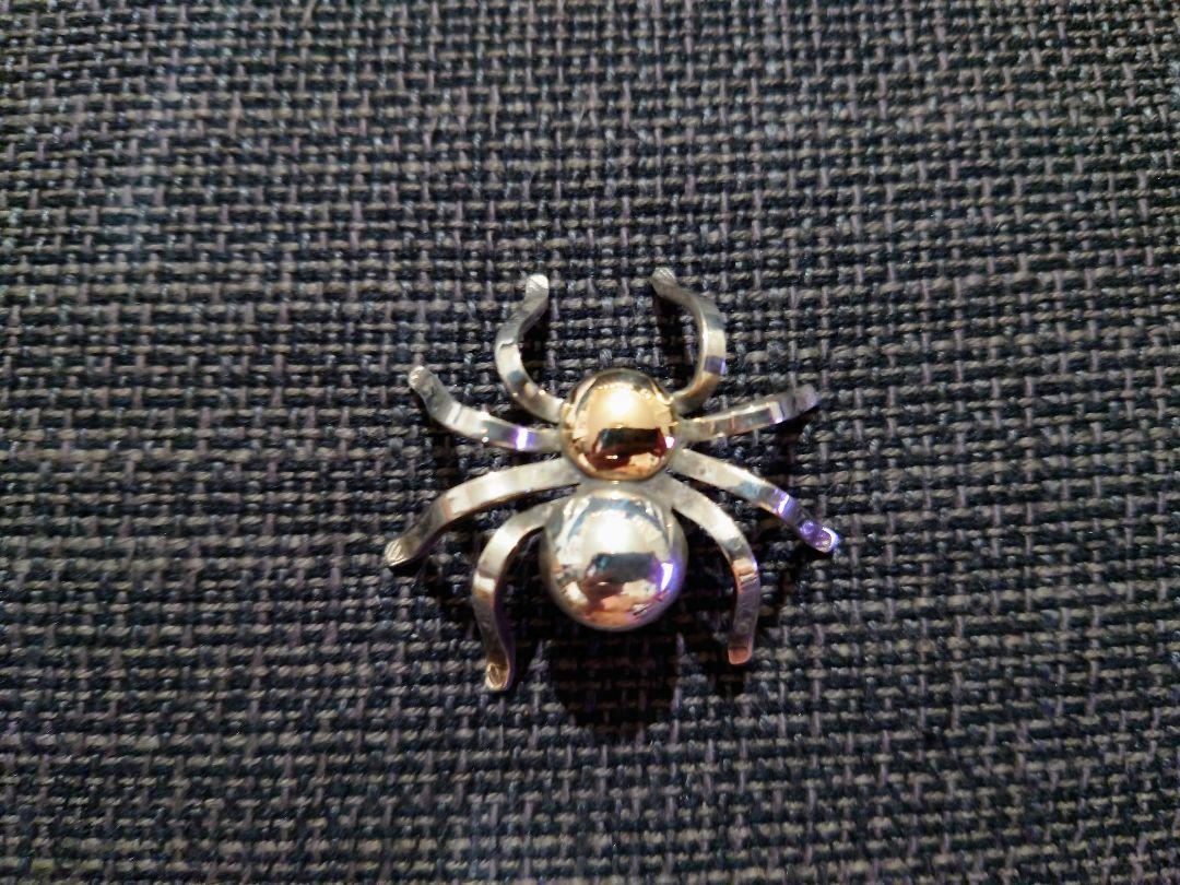 cippycrazyhorse Spider pin14K クモピン