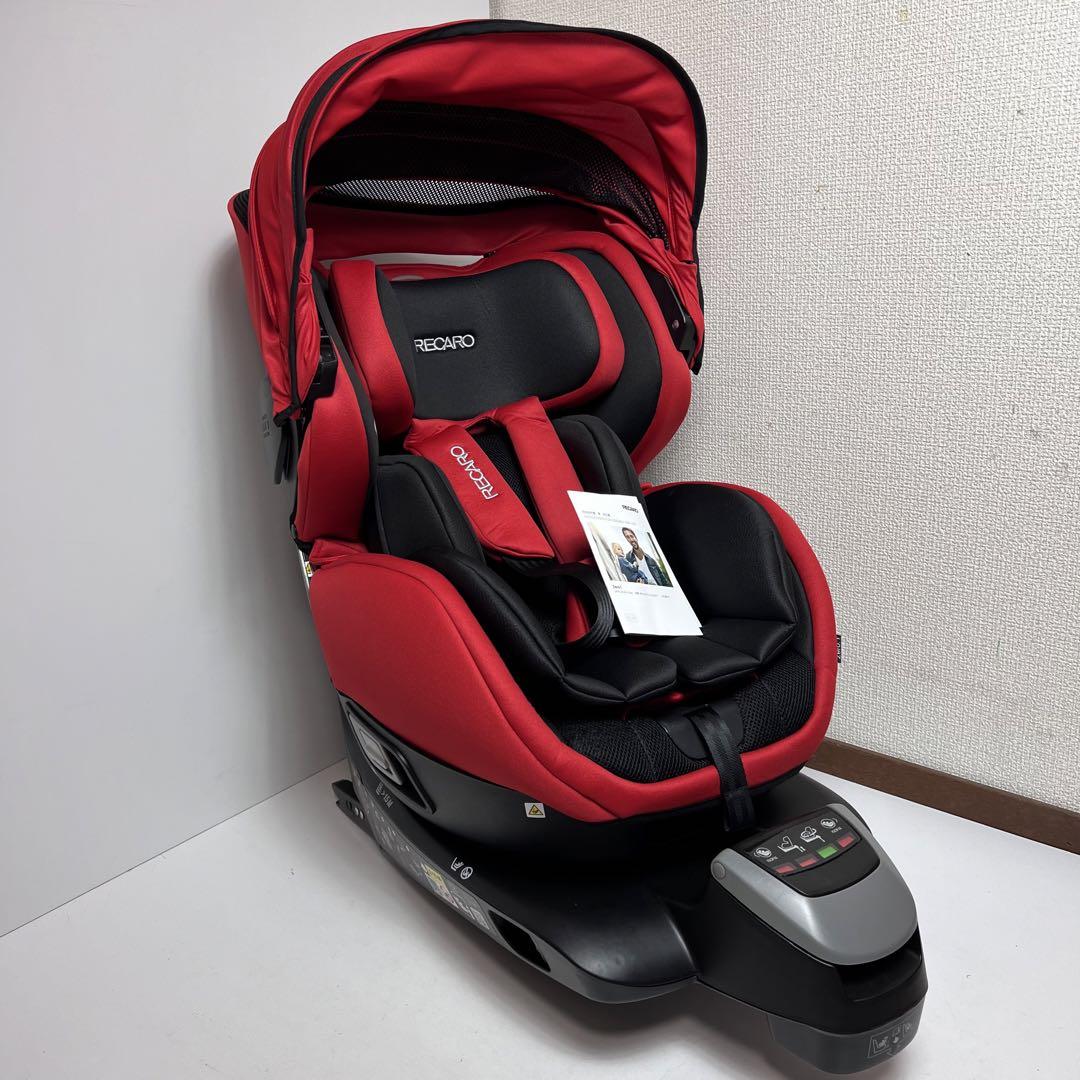 RECARO ZERO1 SELECT R129 スパーキーレッド 厚き ISOFIX