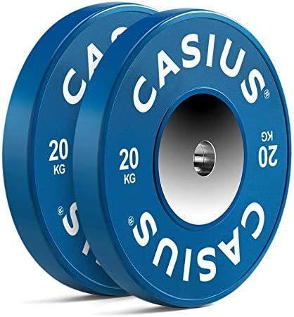 100％本物保証！ 関東の発送料6060円】40 Kg CASIUS バーベルプレートセット ウエイトトレーニング