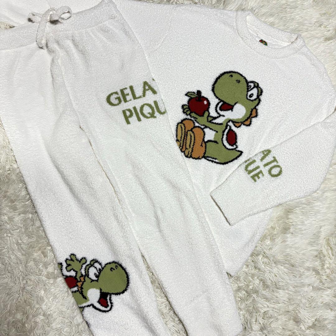 新品未使用タグ付き】ジェラートピケマリオコラボヨッシールーム