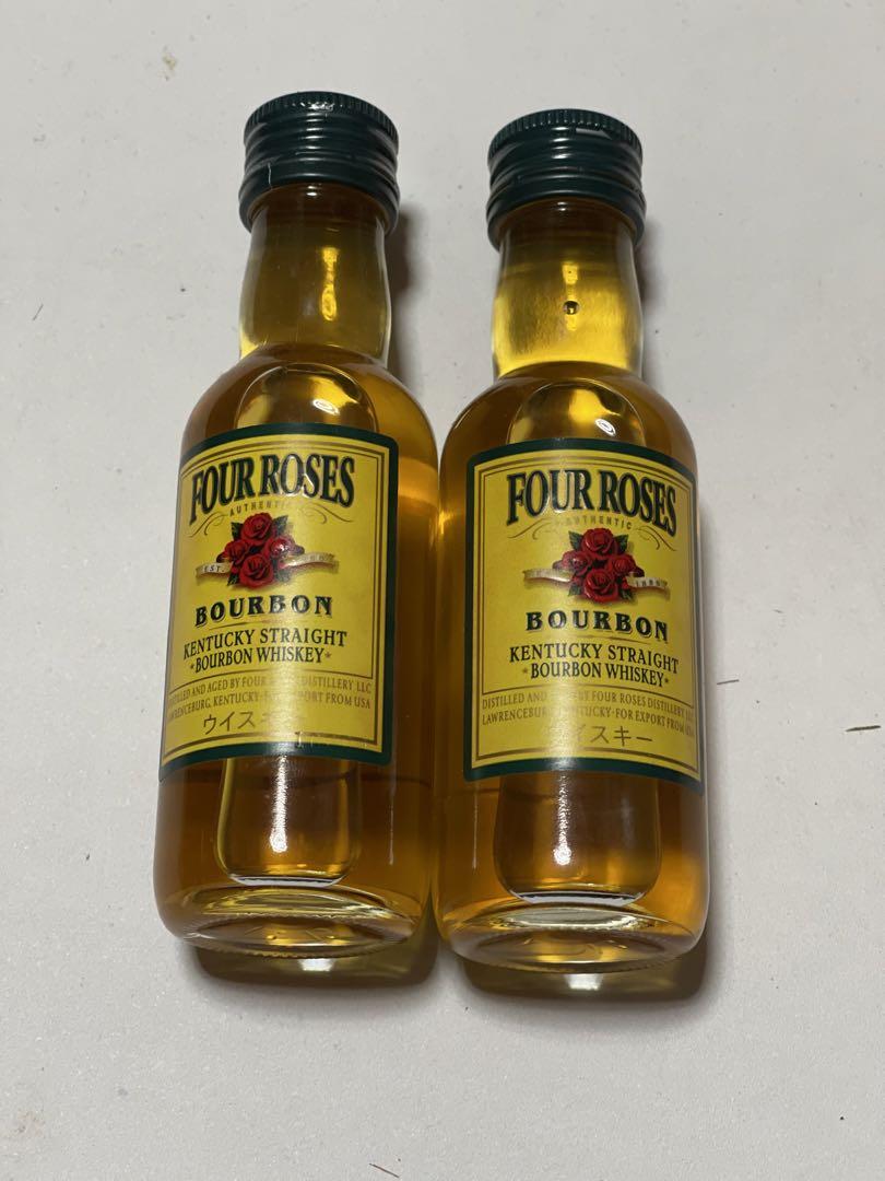 FOUR ROSES フォアローゼス イエローラベル 旧デザイン ５０ml×２