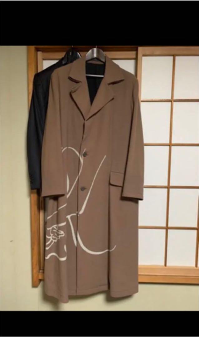YOHJI YAMAMOTO POUR HOMME 17SS 抜染 リバーシブルコート