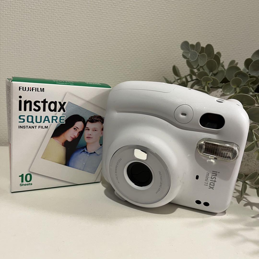 instax mini11 FUJIFILM チェキ えぐ ポラロイドカメラ