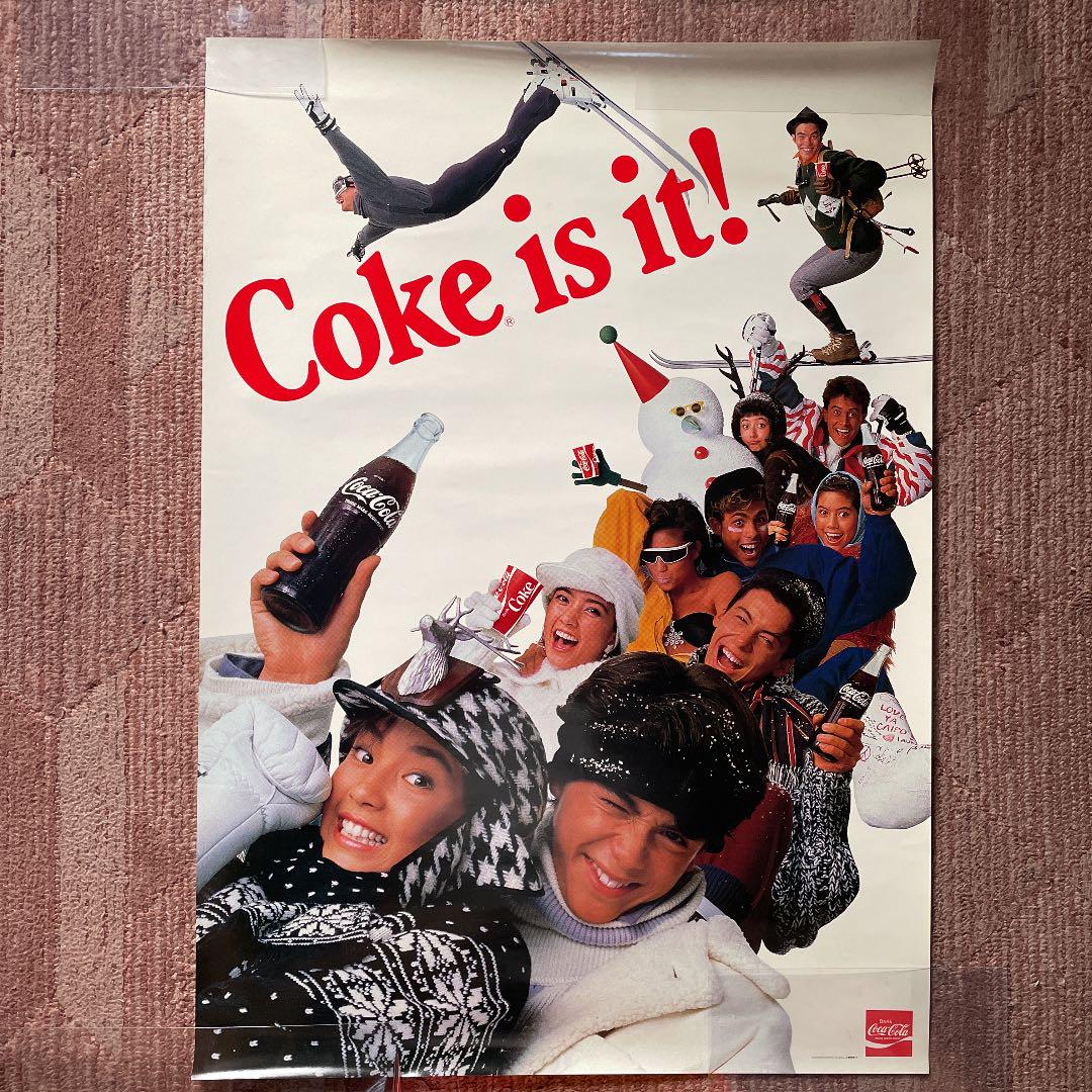 コカコーラ Coke Is it ポスター 1986年 宮沢りえ