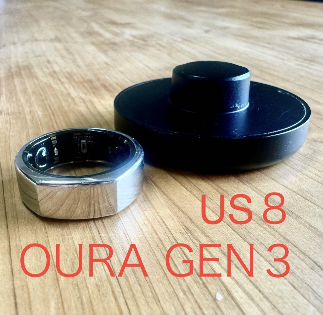 美品】OuraRing Gen3 US9(オーラリング 第3世代 美品】OuraRing Gen3 US9(オーラリング 第3世代