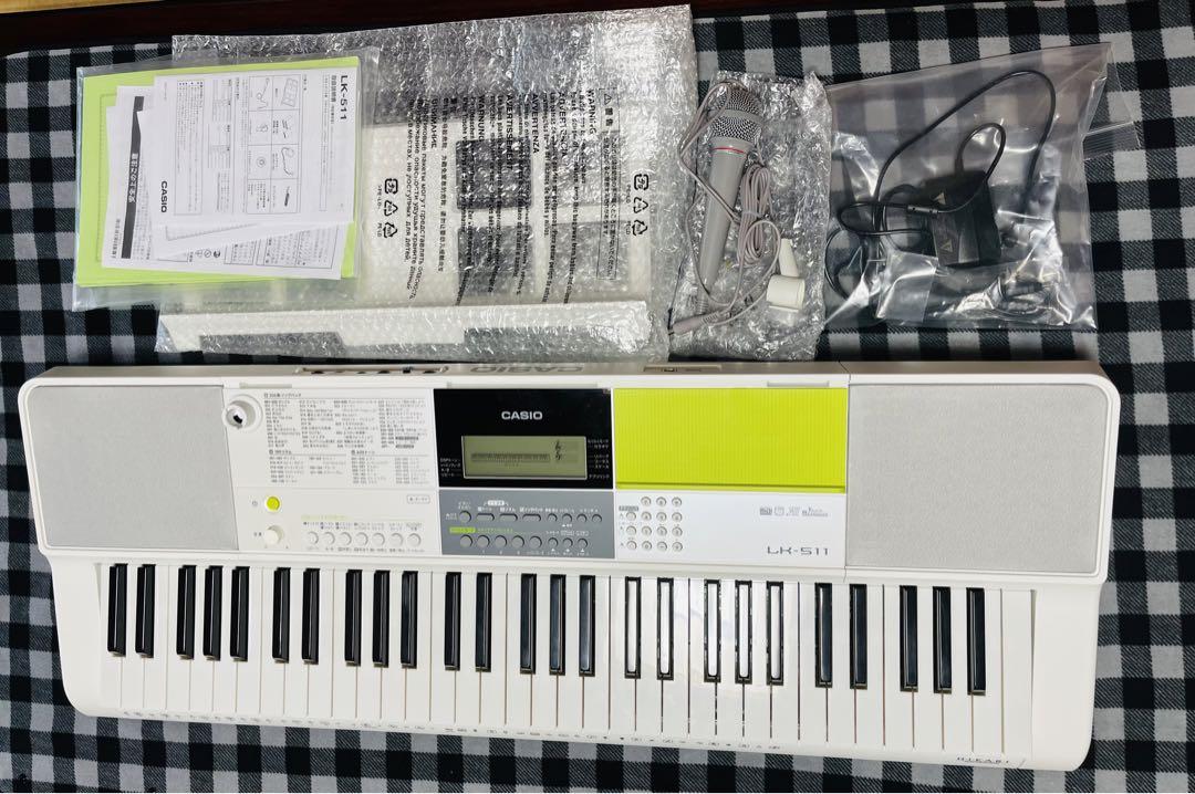 CASIO 光ナビゲーションキーボード LK-511 うらやまし