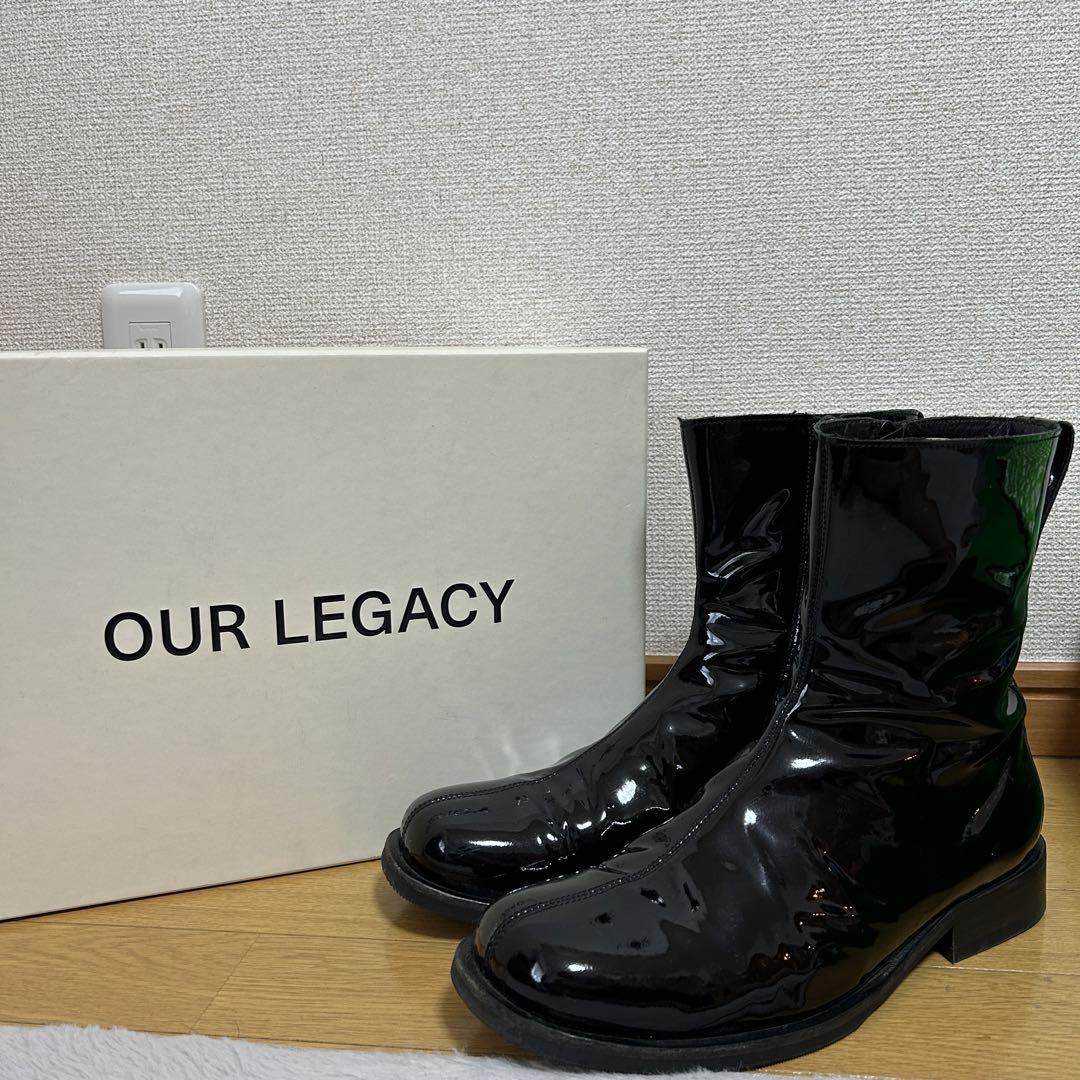 OUR LEGACY SLIM CAMION BOOT BLK 42