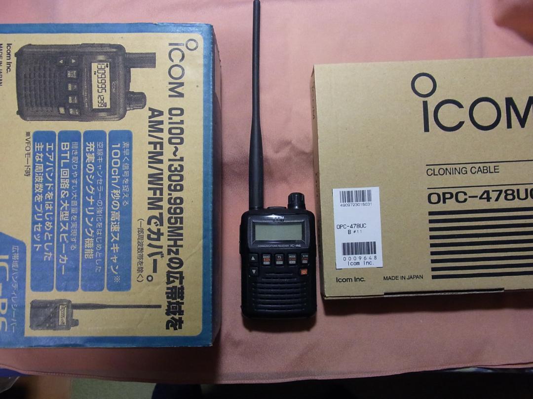 ICOM アイコム 広帯域受信機 IC-R6 クローニングソフト付き から