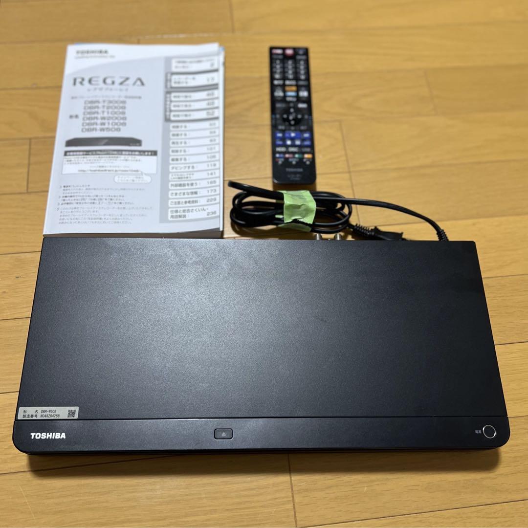 TOSHIBA REGZA レグザブルーレイ 見渡せ DBR-W508