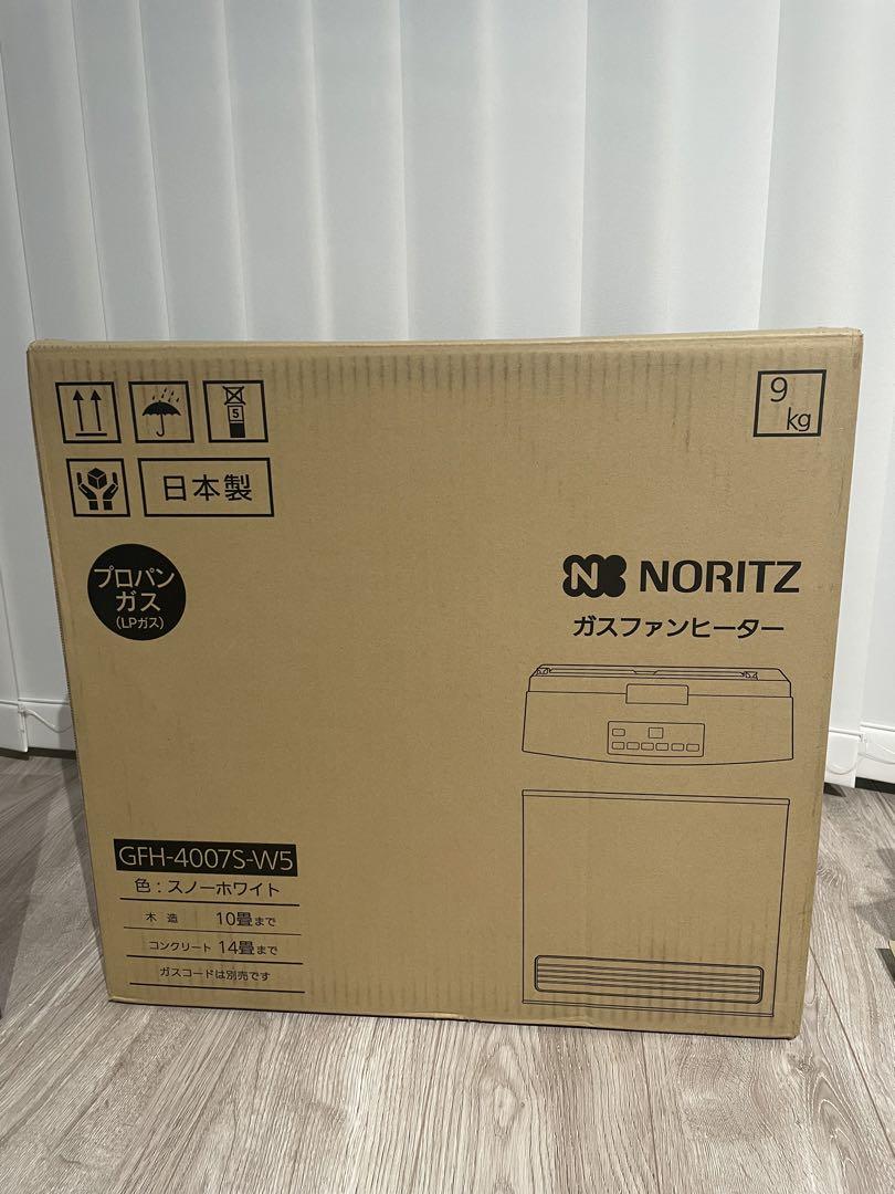 NORITZ ガスファンヒーターGFH-2406S-W5都市ガス用 新品未開封 冷暖房/空調