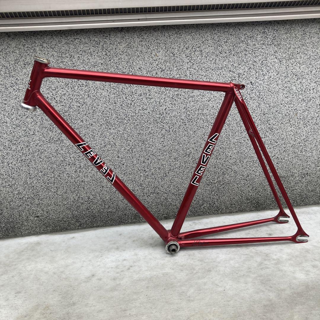 LEVEL njs 競輪 ピスト フレーム ジャンク フォーク無し