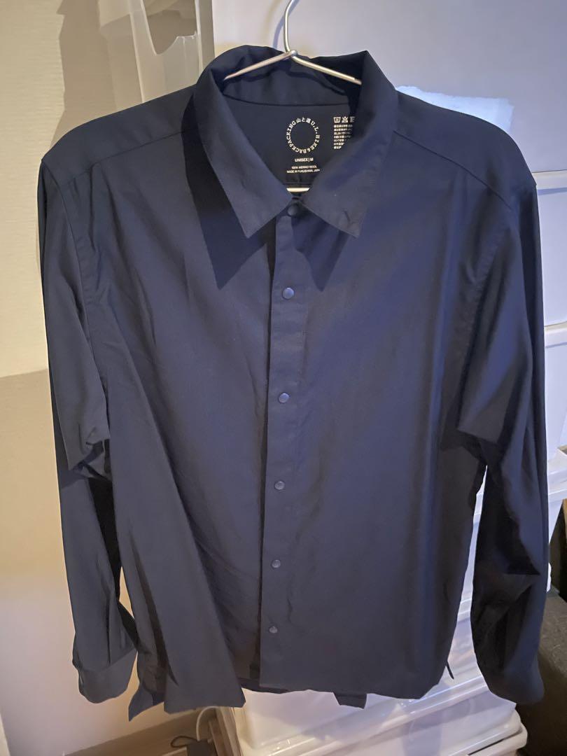 山と道 メリノシャツ Merino Shirt インディゴ M 早かれ