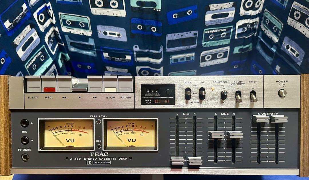 TEAC 高級カセットデッキの原点 A-450 動作品 Ex9 耐難い