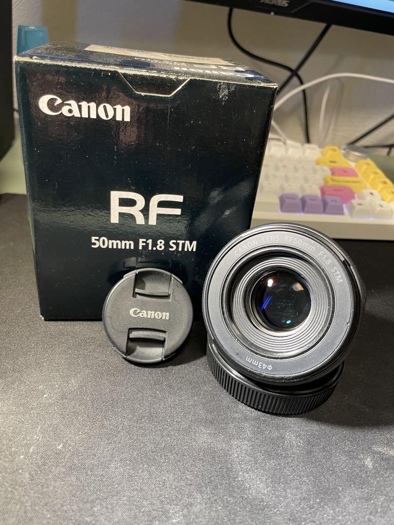 Canon キャノンRF 50mm F1.8 STM 初々しい レンズ