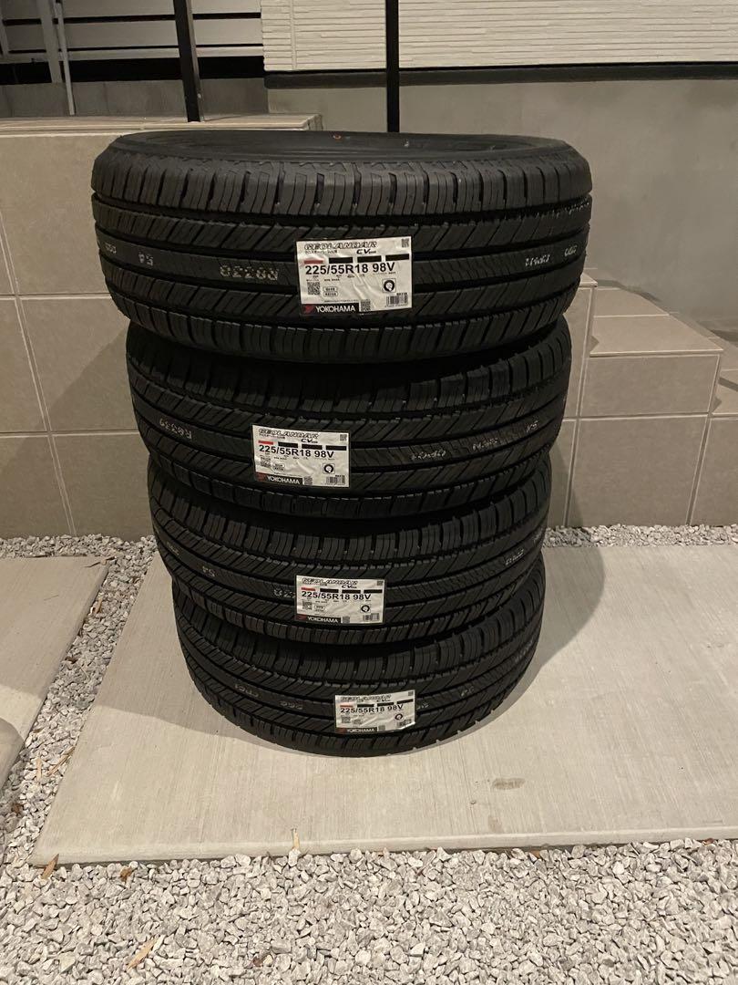 24年製 新品 ヨコハマタイヤ ジオランダー 225/55R18 98V 4本