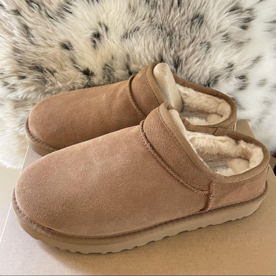 新品】UGG アグ クラシックスリッパー チェスナット 23cm