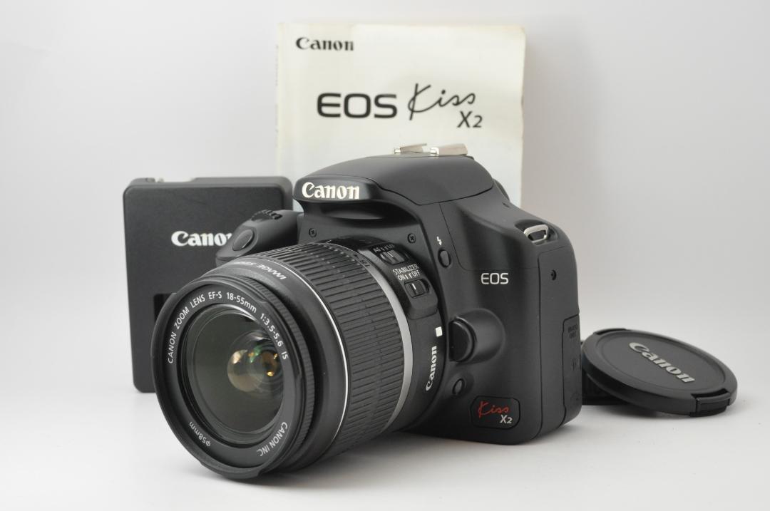 極上品 シャッター数392回 Canon EOS kiss X2 レンズセット