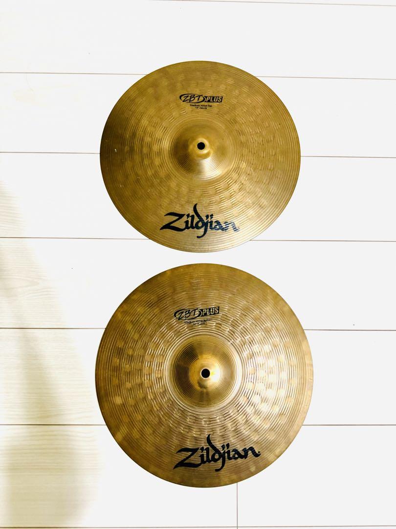 Zildjian ZBT Plus 蒼 Medium ハイハット シンバル 上下