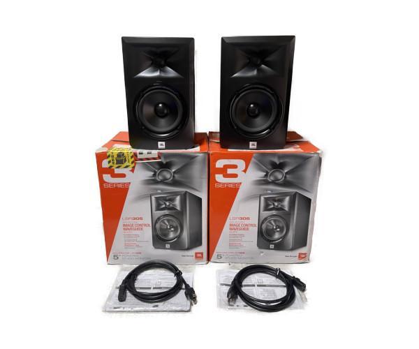 完動品 JBL 2-Way パワード・モニター・スピーカー LSR305 ペア