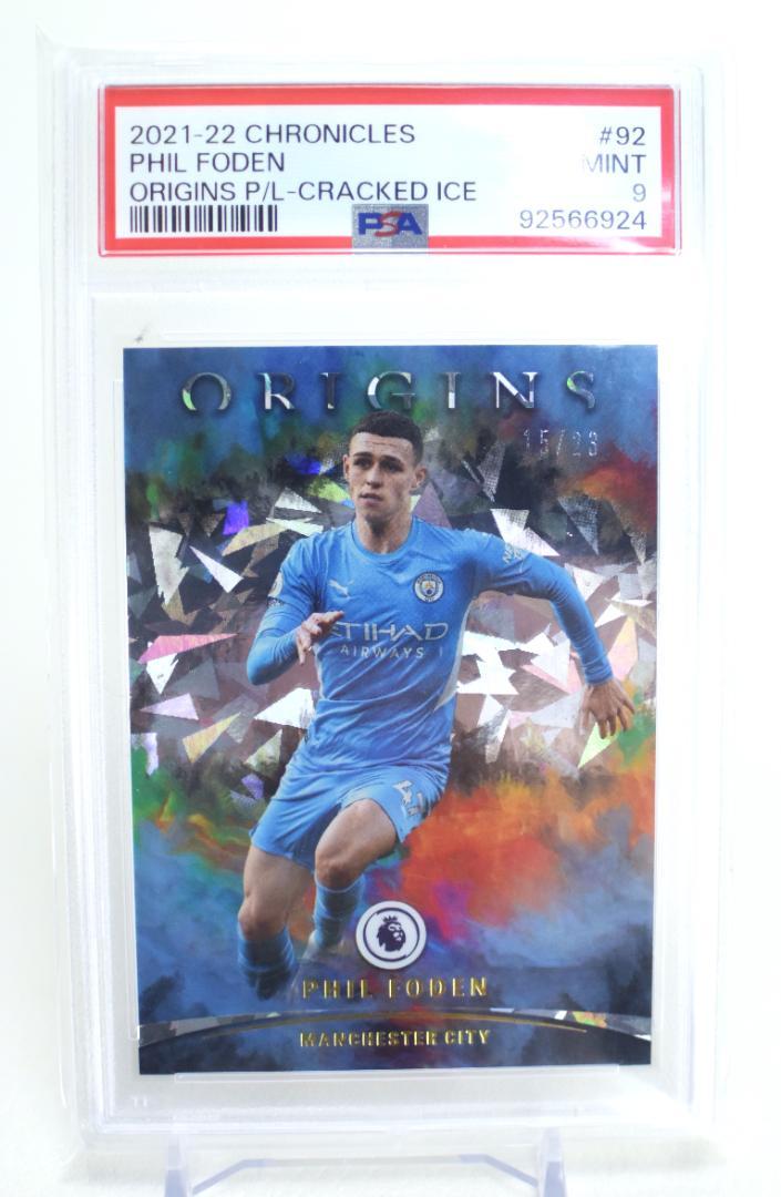 2022 Cracked Ice /23 Phil Foden PSA サッカー