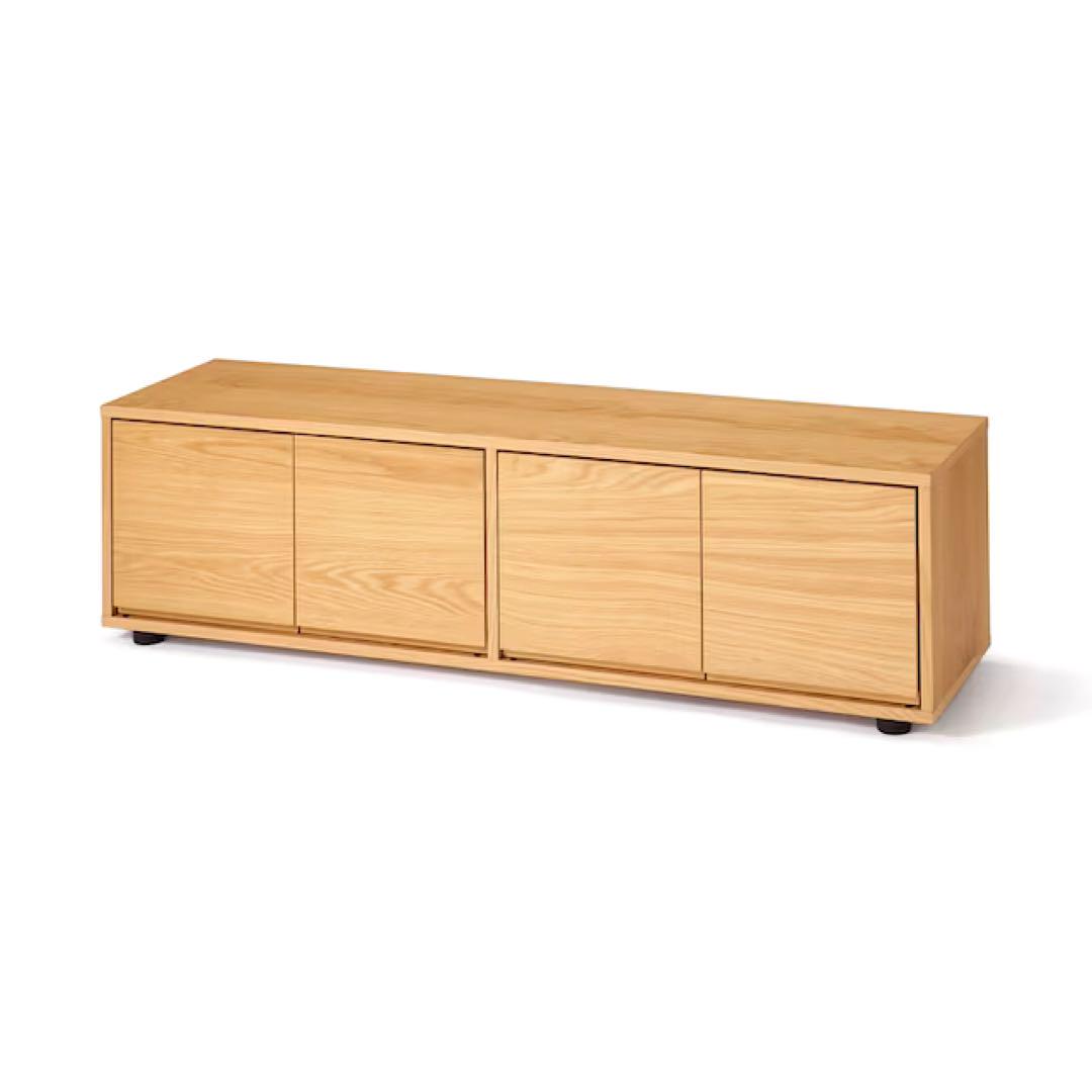 即購入可】無印良品 テレビ台 スタッキングキャビネット オーク 即購入可】無印良品 テレビ台 スタッキングキャビネット オーク