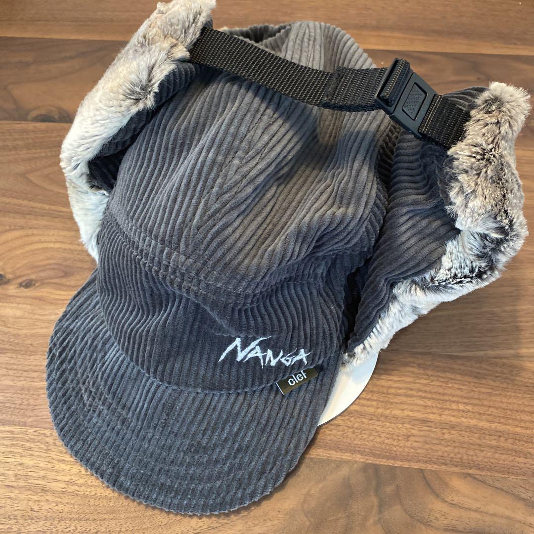 NANGAナンガ ×CLEF 知ろ TAKIBI BOA CAP ボアキャップ 帽子