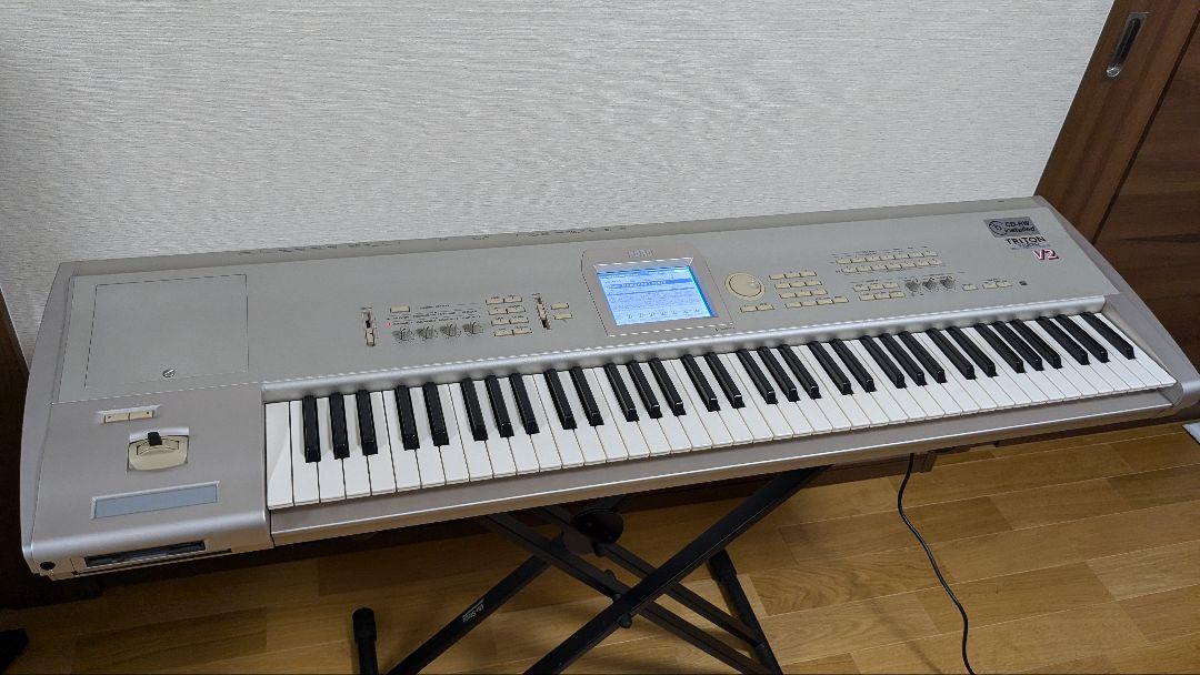 極美品】KORG TRITON STUDIO あったかい V2 76鍵 (色々増設有り)