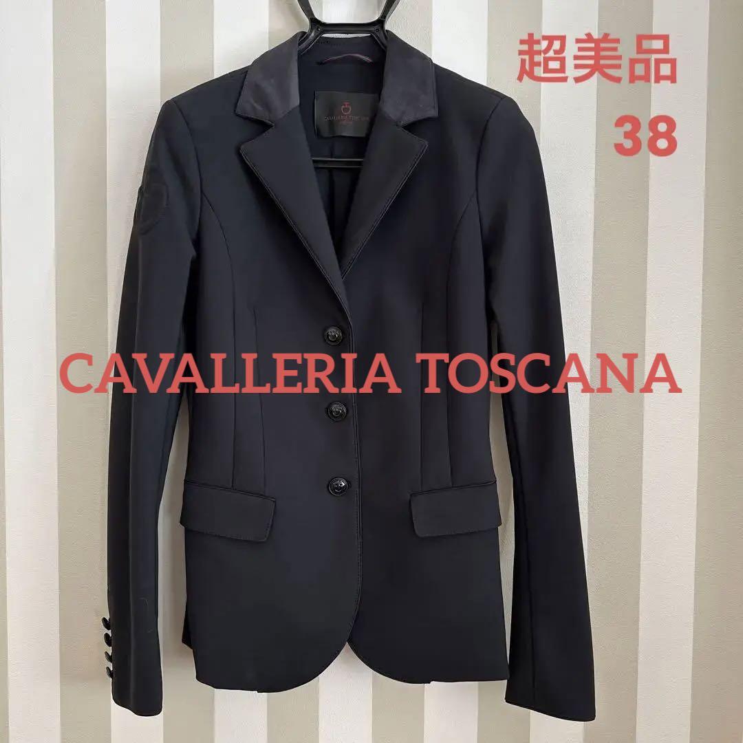 超美品 乗馬 CAVALLERIA TOSCANA ジャケット 競技 馬術 試合 汚らしく