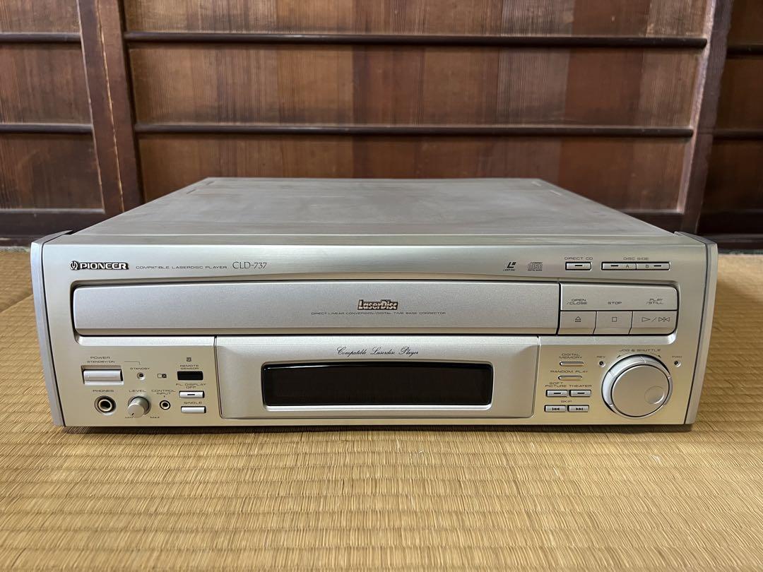 O-720】Pioneer 黒し パイオニア LDプレーヤー CLD-737