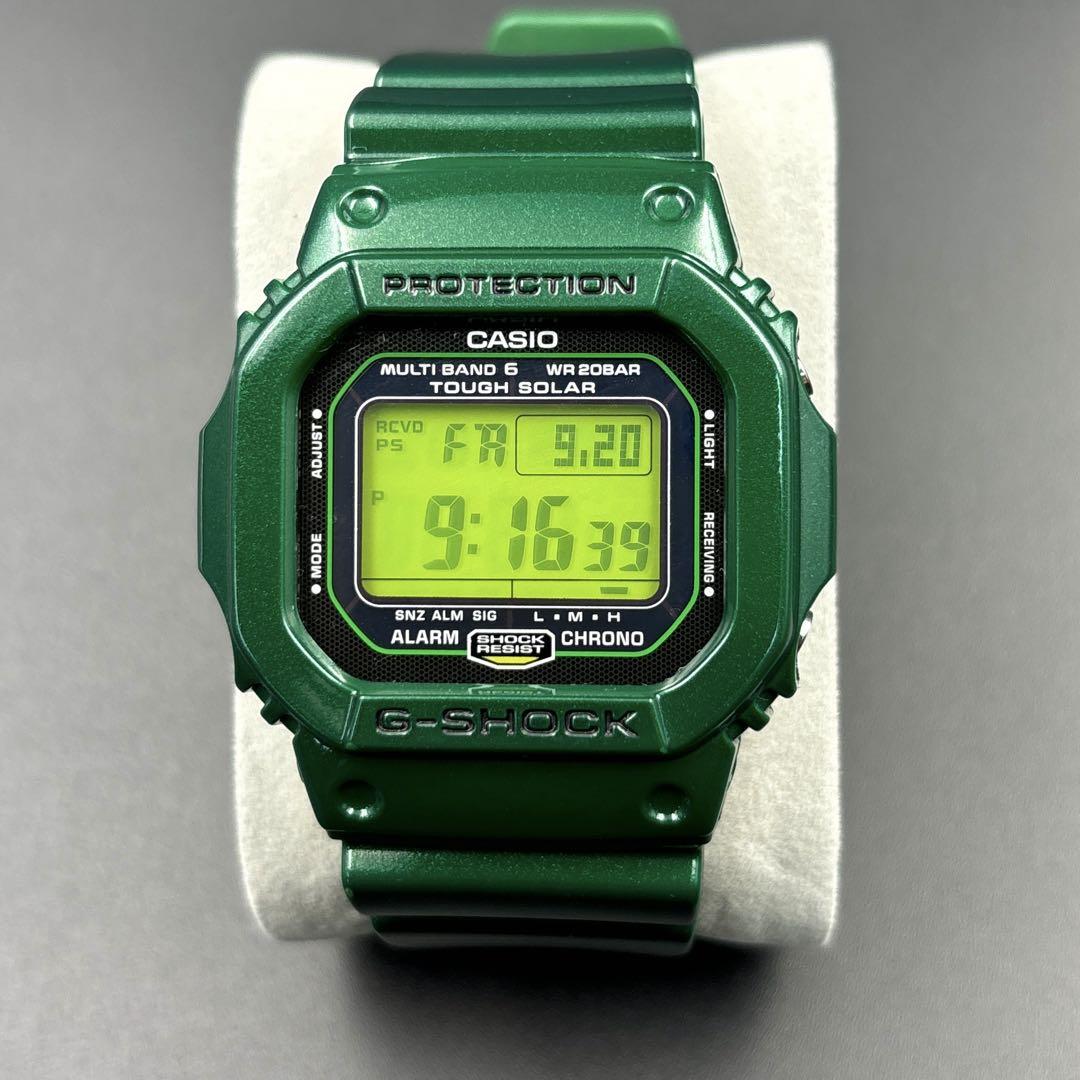 極美品 希少 G-SHOCK 欲しい GW-M5610CC クレイジーカラーズ グリーン