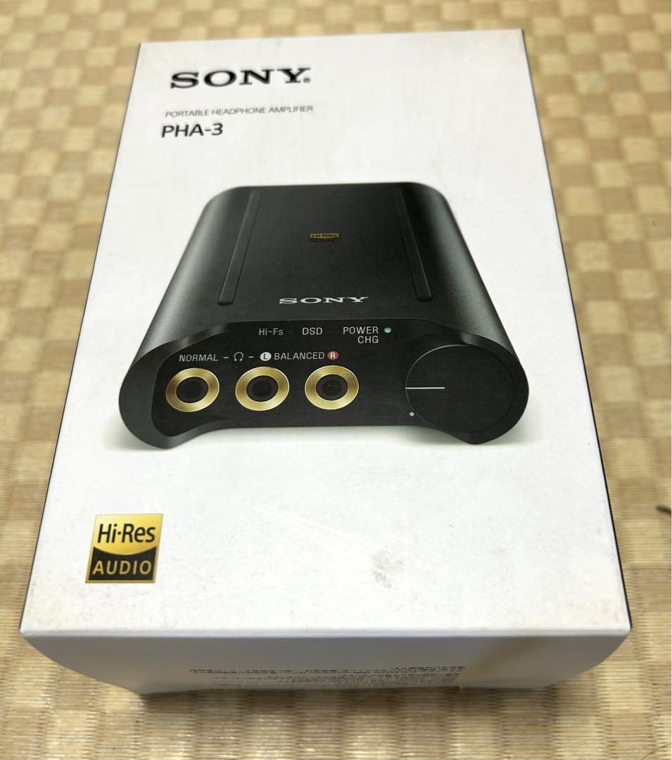 美品！付属品全てあり！SONY ポータブルヘッドホンアンプ PHA-3