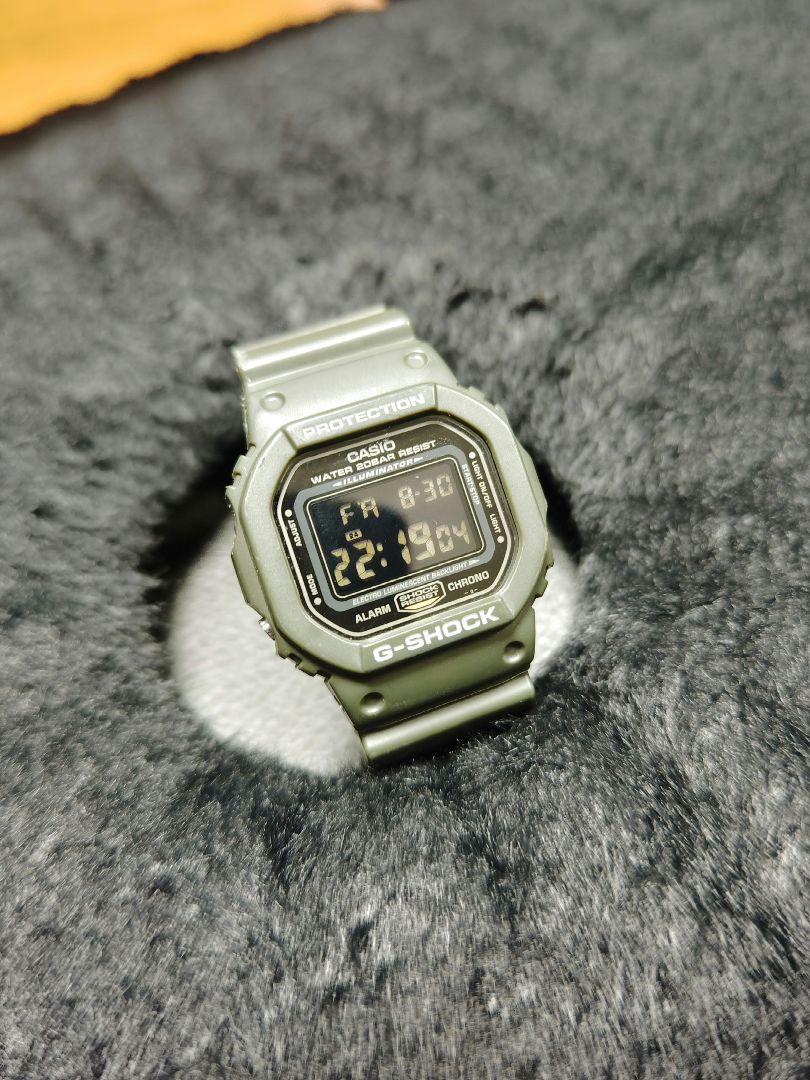 G-SHOCK DW-5600FS モスグリーン キムタク CASIO 美しい G-SHOCK DW-5600FS モスグリーン キムタク CASIO 美しい