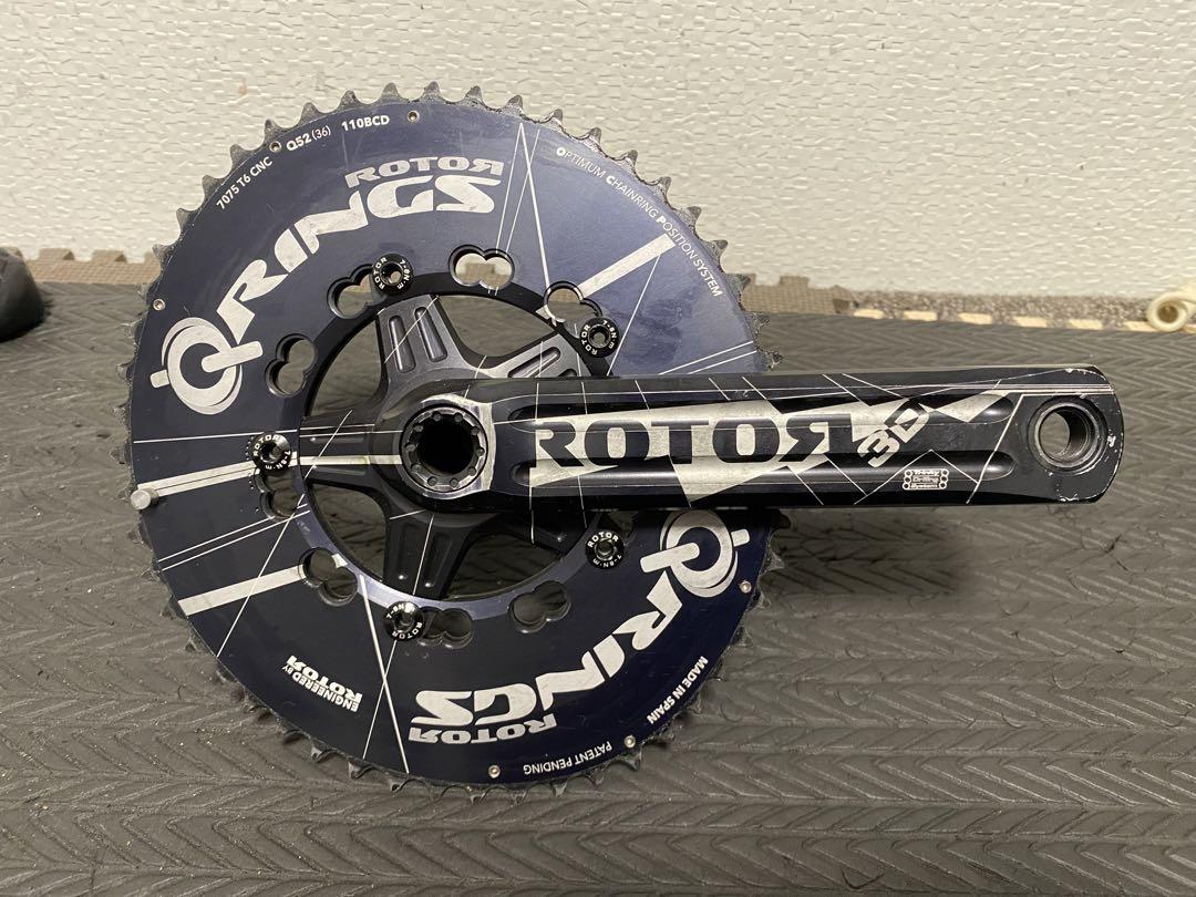 ROTOR 美味しく 3D QRING ローター楕円52-36t 172.5mm