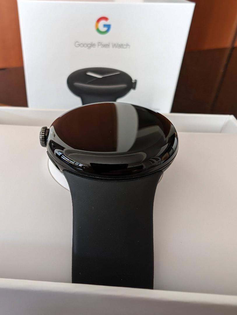 Google Pixel Watch Wi-Fi Black 黒 - オマケ付き