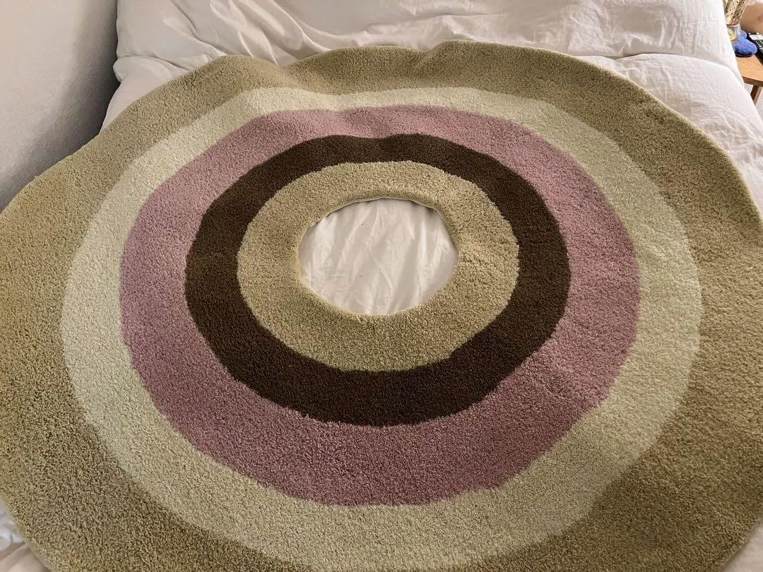 三好敷物 MIYOSHI RUG かまびすしい CIRCLE RUG