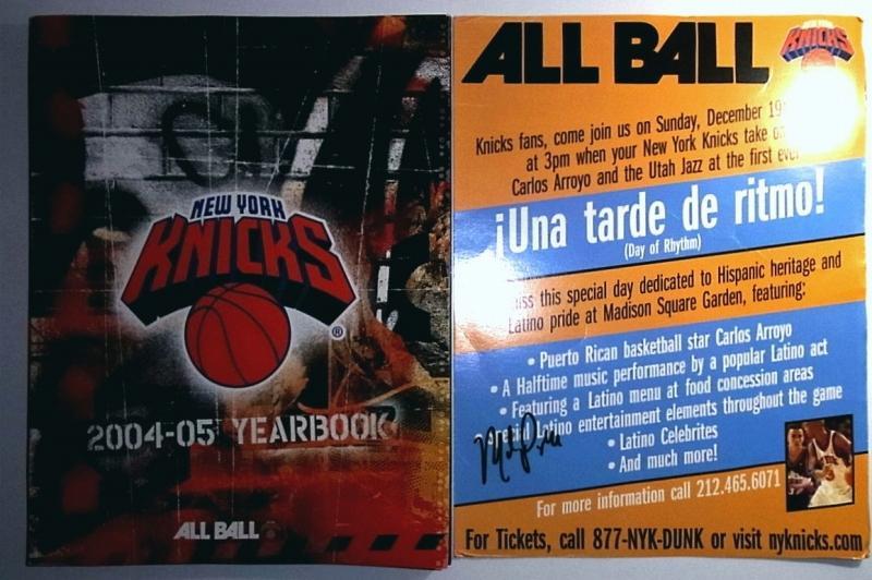 ワンピなど最旬ア！ York New Knicks 2004-05 Yearbook 洋書