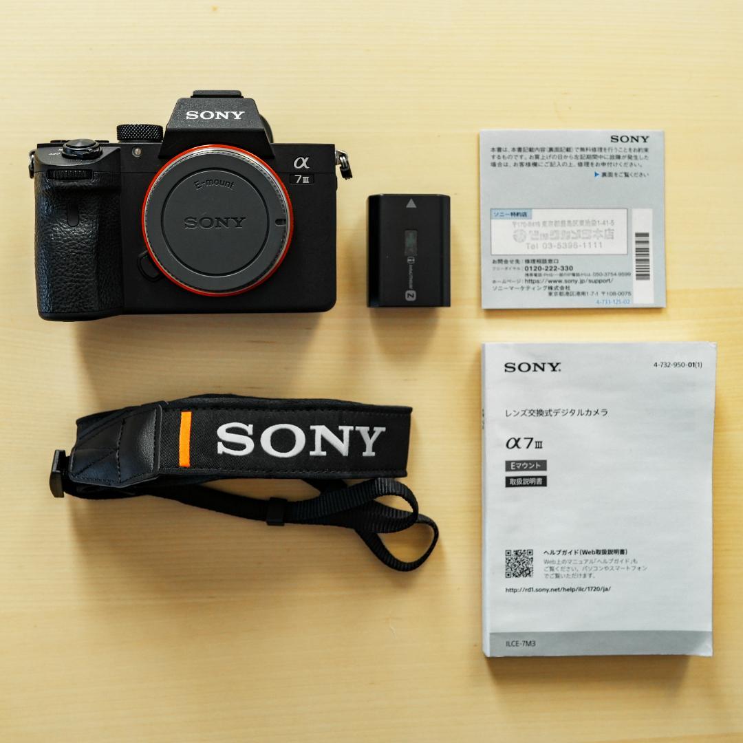 sony α7 III , ソニー α7iii【型番：ILCE-7M3】