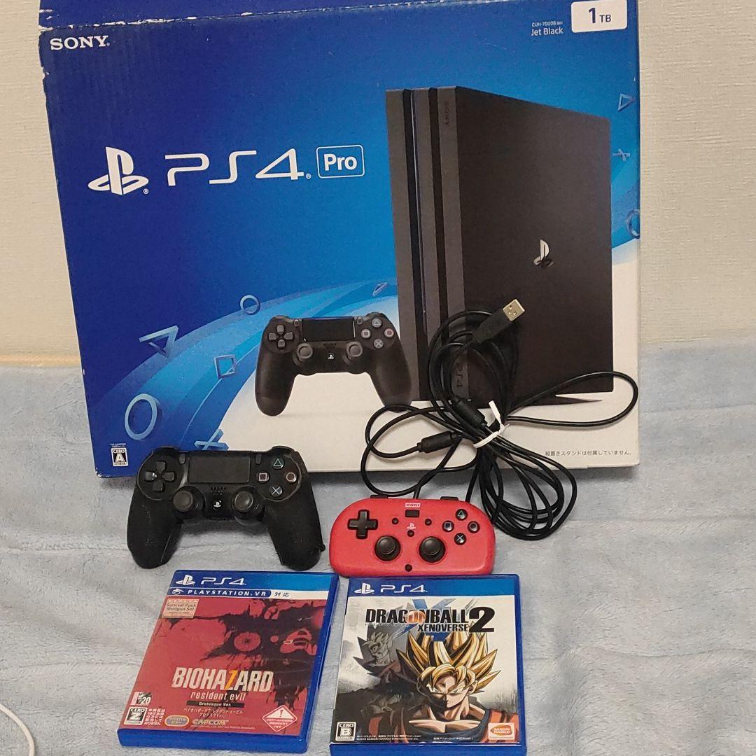 PlayStation®4 Pro ジェット・ブラック 高 1TB CUH-700…